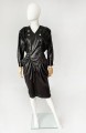 Drapowana sukienka vintage 80's