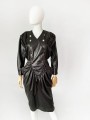 Drapowana sukienka vintage 80's