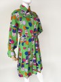 Sukienka vintage we wzory 70's