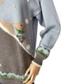 Vintage Rene Derhy sweter z misiami
