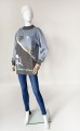 Vintage Rene Derhy sweter z misiami
