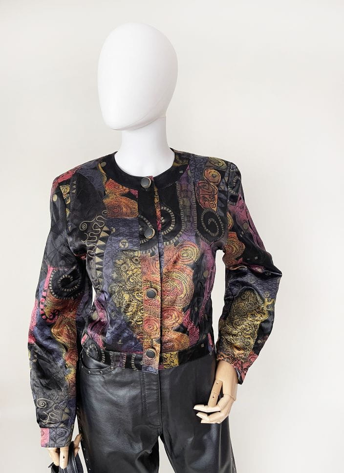 Betty Barclay kurtka vintage we wzory 80's