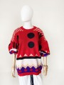 Kolorowy sweter vintage 80's