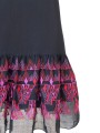 Haftowana maxi sukienka vintage 70's