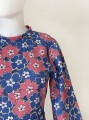 Kwiatowa maxi sukienka hippie 70's