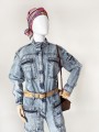 Jeansowy kombinezon vintage