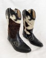 Skórzane kowbojki vintage western