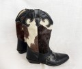 Skórzane kowbojki vintage western