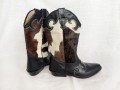 Skórzane kowbojki vintage western