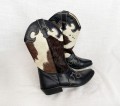 Skórzane kowbojki vintage western