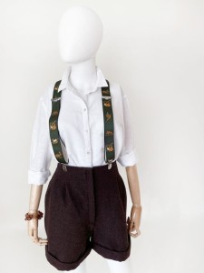 Szelki we wzory myśliwskie