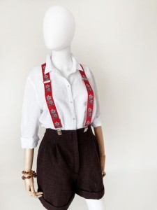 Szelki we wzory kwiatowe