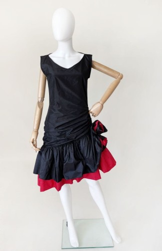 Beatrice Hympendahl jedwabna sukienka vintage