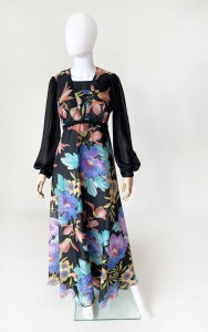 Sukienka maxi vintage 70's