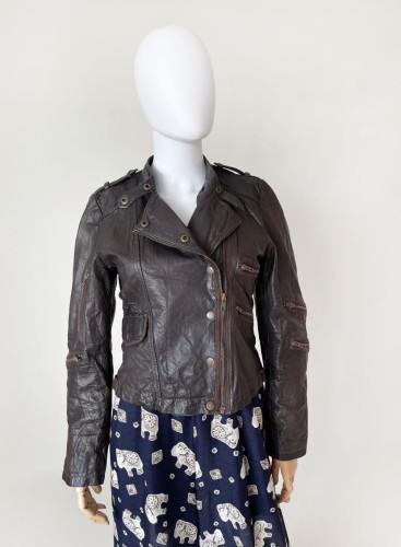 Kookai ramoneska ze skóry