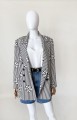 Renzo jedwabna marynarka oversize 80's