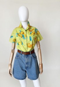 Koszula vintage owocowe wzory