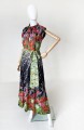 Sukienka vintage 1970's kwiatowe wzory