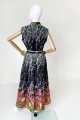 Sukienka vintage 1970's kwiatowe wzory