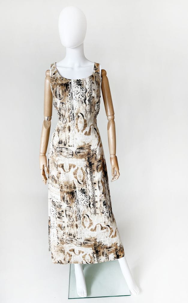 Apriori lniana maxi sukienka boho