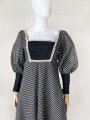 Sukienka maxi vintage lata 70-te
