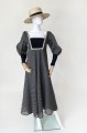 Sukienka maxi vintage lata 70-te