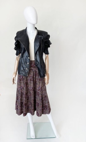 Biba Pariscop plisowana spódnica midi