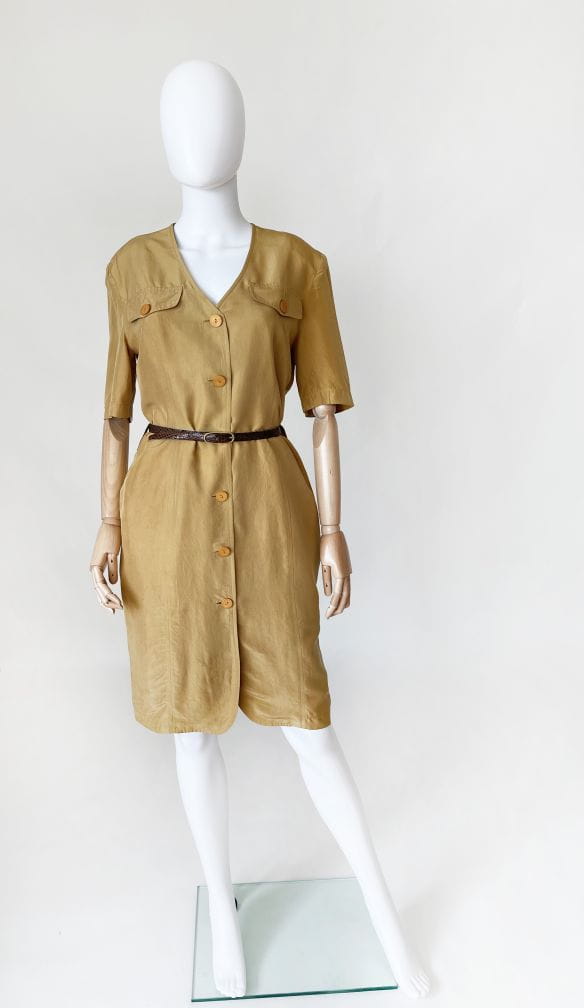 Betty Barclay jedwabna sukienka vintage