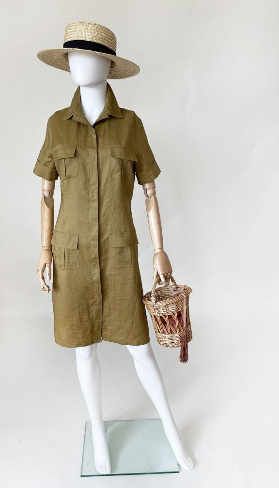 Sukienka safari 100% ramia