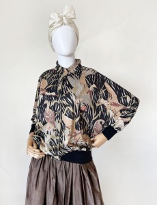 Bomberka w kaczki vintage 80's