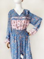 Sukienka maxi hippie we wzory