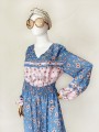 Sukienka maxi hippie we wzory