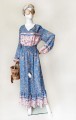 Sukienka maxi hippie we wzory
