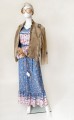 Sukienka maxi hippie we wzory