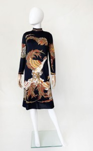 Orientalna sukienka vintage 70's