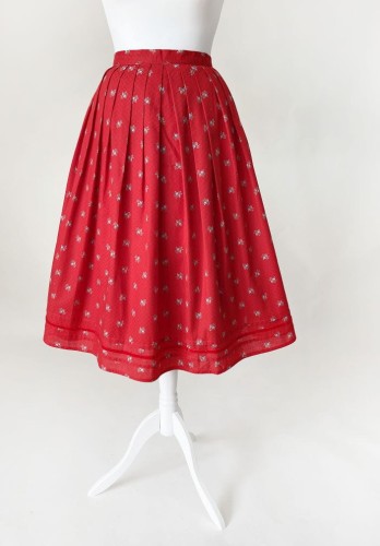 Rozkloszowana spódnica vintage