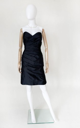 Jedwabna mała czarna vintage