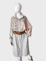 Together rozpinana sukienka vintage we wzory