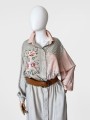 Together rozpinana sukienka vintage we wzory