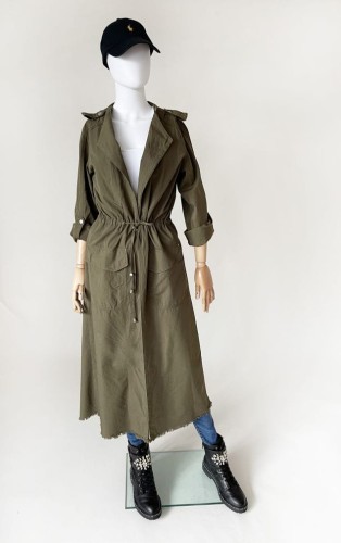 Lekki bawełniany płaszcz