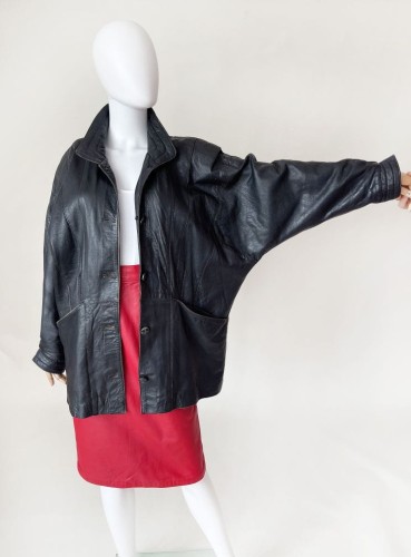 Skórzana kurtka vintage 80's