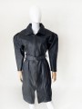 Skórzana sukienka vintage 80's