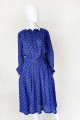Długa sukienka vintage paisley print