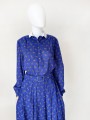 Długa sukienka vintage paisley print