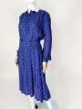 Długa sukienka vintage paisley print