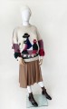 Sweter z alpaki hand made vintage