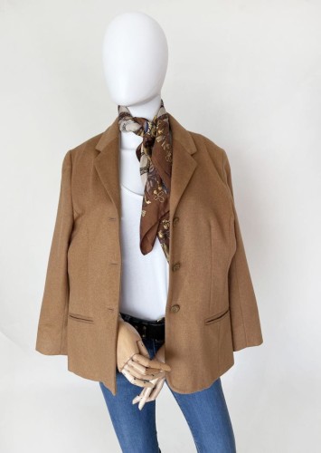 kaszmir 100% marynarka camel