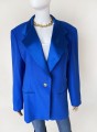 Escada marynarka vintage wełna, angora, jedwab