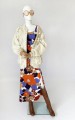 Susan Small sukienka maxi vintage 70's kwiaty