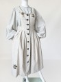 Długa sukienka ogrodniczka vintage dirndl